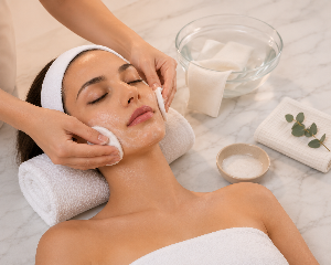 Gesichtsbehandlung &amp; Massage 